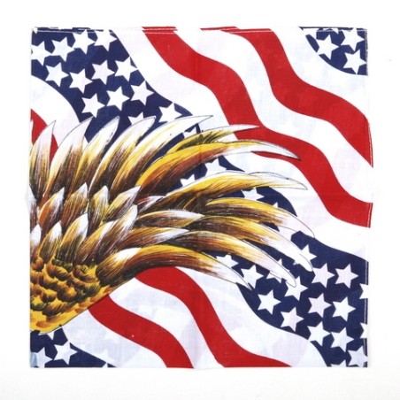 FAZZOLETTO BANDANA USA FLAG + EAGLE