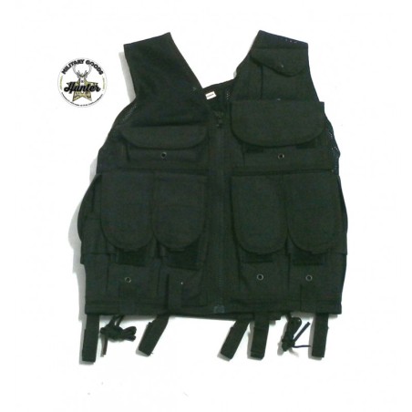 tactical vest black